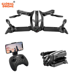 Global Drone SPYDER-X Quadrocopter Dron RC Helicopter WIFI FPV Foldable Quadcopter Selfie Drones with Camera HD Mini Drone X Pro