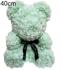 Valentine Rose Bear Heart Flower Gift