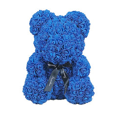 Teddy Bear of Rose Artificial Flowers