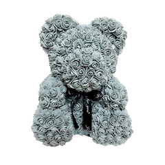 Teddy Bear of Rose Artificial Flowers