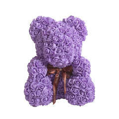 Teddy Bear of Rose Artificial Flowers