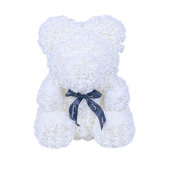 Teddy Bear of Rose Artificial Flowers