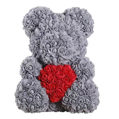 Teddy Bear of Rose Artificial Flowers