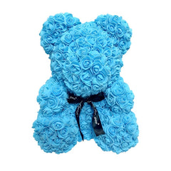 Teddy Bear of Rose Artificial Flowers