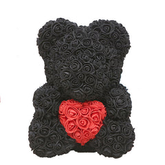 Teddy Bear of Rose Artificial Flowers