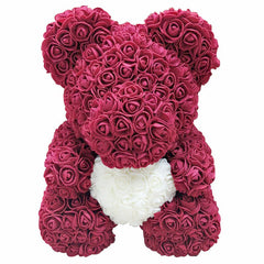 Teddy Bear of Rose Artificial Flowers