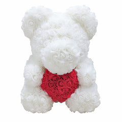 Teddy Bear of Rose Artificial Flowers