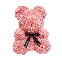 Teddy Bear of Rose Artificial Flowers