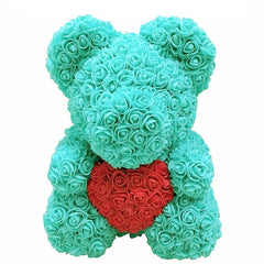 Teddy Bear of Rose Artificial Flowers