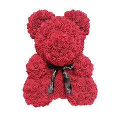 Teddy Bear of Rose Artificial Flowers