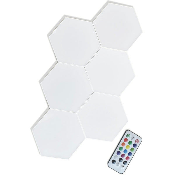 INS Remote Control Honeycomb Modular Assembly Helios Touch Wall Lamp RGB Quantum lamp LED Magnetic Wall Light Bedroom Lamp