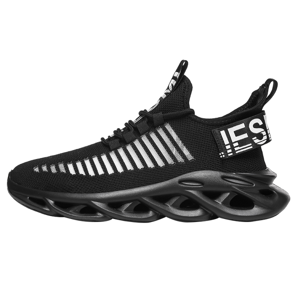 Men Shoes Fly Knit Mesh Breathable Light Weight Running Shoes 2019 Fashion Sports Shoes Adult Sneakers Hollow Sole Plus Size 46