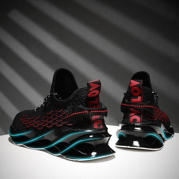 High-quality lace-up  running sneakers