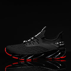 High-quality lace-up  running sneakers