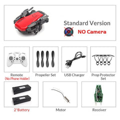 Foldable Mini Drone With RC Quadrocopter With Camera HD Quad-Counter With High Hold RC Helicopter VS E61 HS210 LF606 S9HW E016H