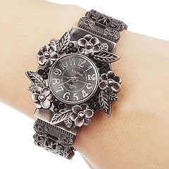 Pulsera Hombre 2019 XINHUA Stainless Steel Dial Quartz Wristwatches for Women Fashion Bracelet Watches Flower Quartz Watch