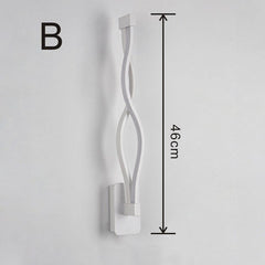 Led Bedroom Bedside Wall lamp Creative Simple Modern Lamp Art Wall lamp Acrylic  Corridor Staircase Lights