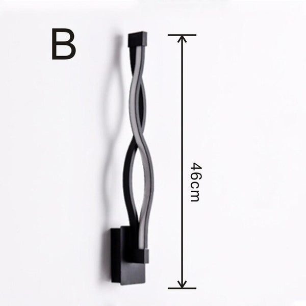 Led Bedroom Bedside Wall lamp Creative Simple Modern Lamp Art Wall lamp Acrylic  Corridor Staircase Lights