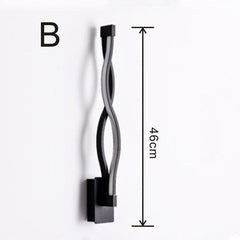 Led Bedroom Bedside Wall lamp Creative Simple Modern Lamp Art Wall lamp Acrylic  Corridor Staircase Lights