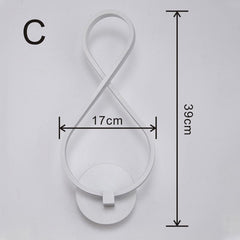 Led Bedroom Bedside Wall lamp Creative Simple Modern Lamp Art Wall lamp Acrylic  Corridor Staircase Lights