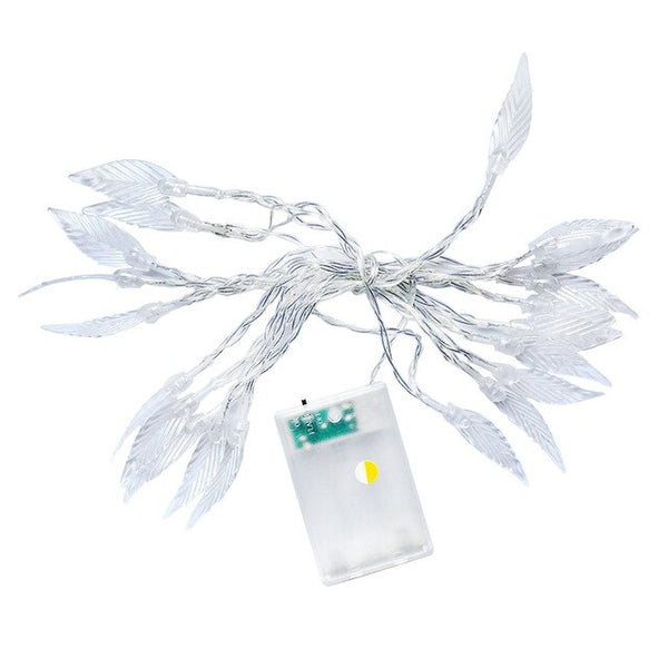 150cm 20 Leaf Shape LED Lightnings Shiny Lamp Christmas Party beautiful Fairy Light Decor Party Festival Holiday DIY Decorations